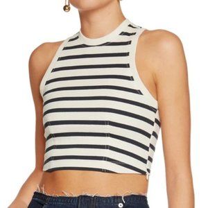 Striped Alexander Wang Crop Top